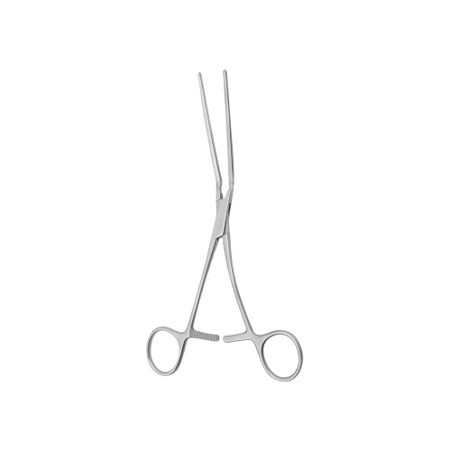VS Leland-Jones Vascular Clamp, Atraumatic Toothed Jaws, Tip angle, 7.5"