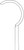 Aesculap Wire Guide, Curved, 9.5" (240mm)