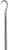 Aesculap Graefe Hook Sharp, Fine 127mm, 5"