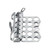 Aesculap Eccos Fixation Holder - For ELAN 4, Holds 12 ea 1- and 2-Ring Burrs