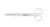 Integra-Miltex  Serratex Operating Scissors, 5.75" (145mm), Straight, Sharp-Blunt