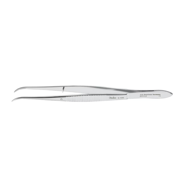 Integra-Miltex Dressing Forceps, 6" (154mm), Standard, Serrated Handles, Serrated Tips
