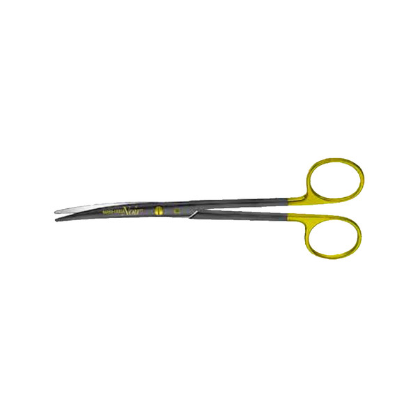 Aesculap Mayo-Lexer Noir Dissecting Scissors w/ Wavecut, Curved, 6.5" (165mm)
