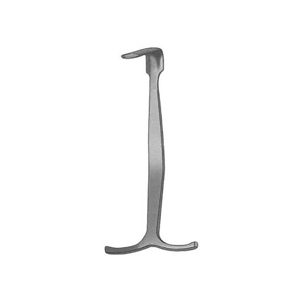 gSource Smillie Retractor 5.5IN T-Handle Small Angled 19x32mm