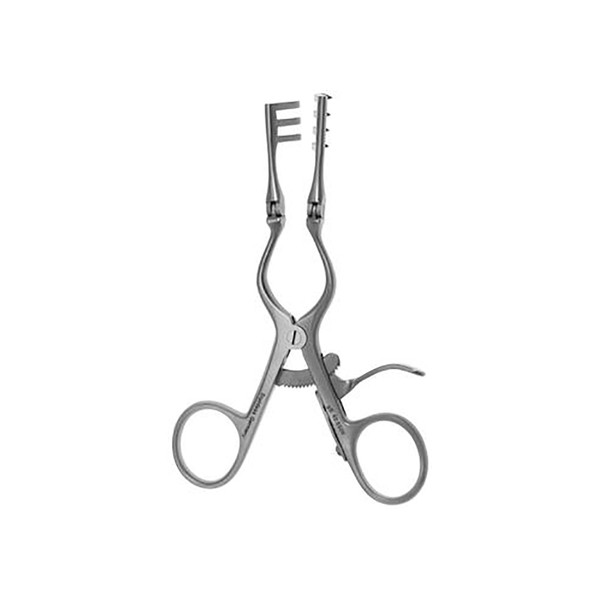 gSource Beckman-Weitlaner Retractor 5 1/2IN 3x4 Blunt 20x15mm
