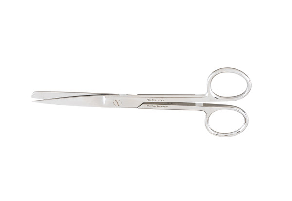 Integra-Miltex Operating Scissors, 6" (155mm),  Standard Pattern, Straight, Sharp-Blunt Points