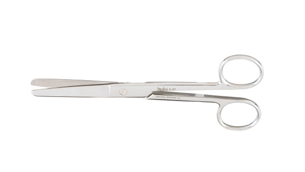 Integra-Miltex Operating Scissors,  6" (152mm), Standard Pattern, Straight, Blunt-Blunt Points
