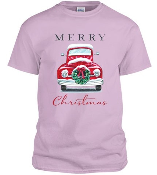 Merry Christmas Truck Wreath