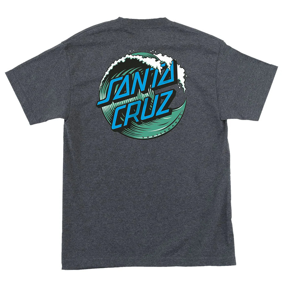 Wave Dot Youth Santa Cruz T-Shirt - WAVELINES SURF SHOP