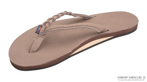 Womens Flirty Braidy Premium Leather