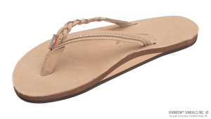 Womens Flirty Braidy Premium Leather