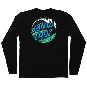 Wave Dot Boys Santa Cruz Longsleeve T-Shirt