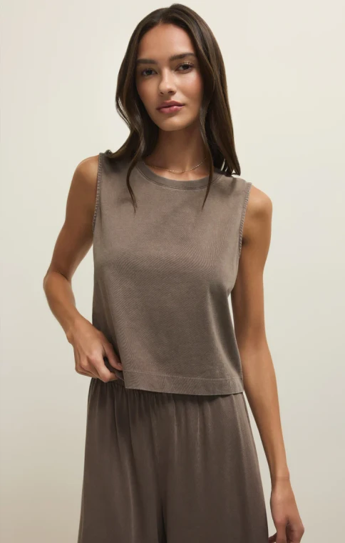 Sloane Cotton Jersey Tank