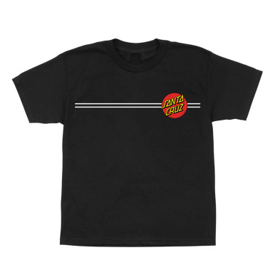 Santa Cruz Boys Wave Dot Short-Sleeve T-Shirt – 100% Cotton Regular Fit Youth Tee