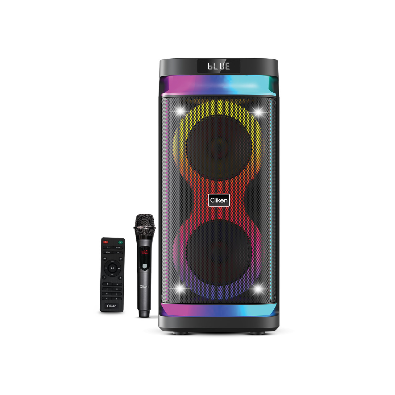 Clikon Sound LOOM Wireless Party Box – 60W Dual Speaker with
