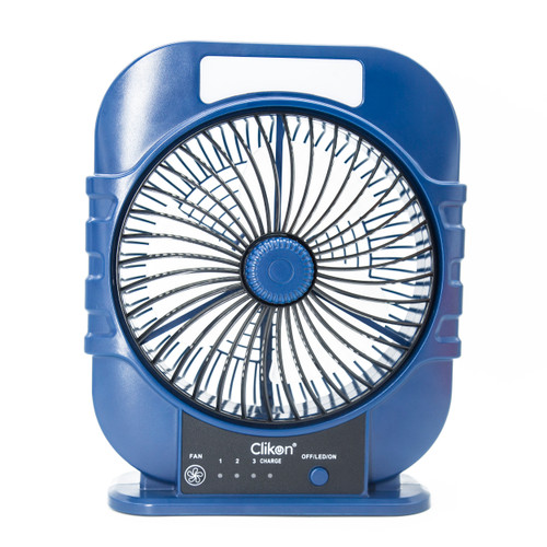 RECHARGEABLE BOX FAN WITH LED  8-inch  CK2361
