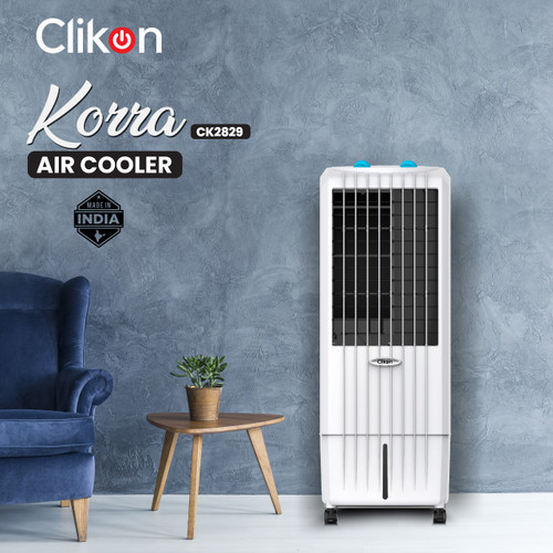 Clikon Korra Air Cooler 12 L with i-Pure technology with activated carbon technology-165 watts