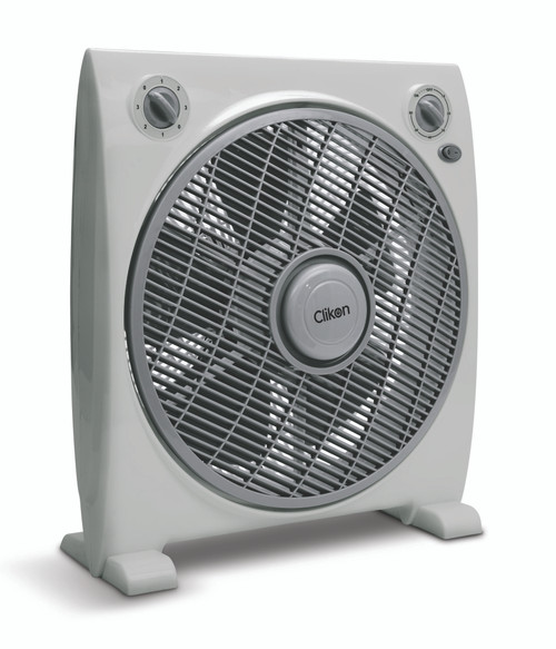 Clikon 12 inch Super Silent Box Fan with 3 Speed Control