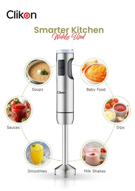 900W Multi-Functional Hand Blender Set, 5-in-1 Immersion Stick Blender with Patented Citrus Juicer & Spiralizer, 12 Variable Speeds, Turbo Mode, 4 Ultra-Sharp Stainless Steel Blades & DC Copper Motor for Smoothies, Puree & Baby Food
