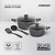 10PCS ELEGENZA SERIES NONSTICK GRANITE COATED COOKWARE SET-HW3690