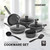10PCS ELEGENZA SERIES NONSTICK GRANITE COATED COOKWARE SET-HW3690