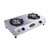 Clikon 2 BURNER STAINLESS STEEL GAS STOVE-CK4287