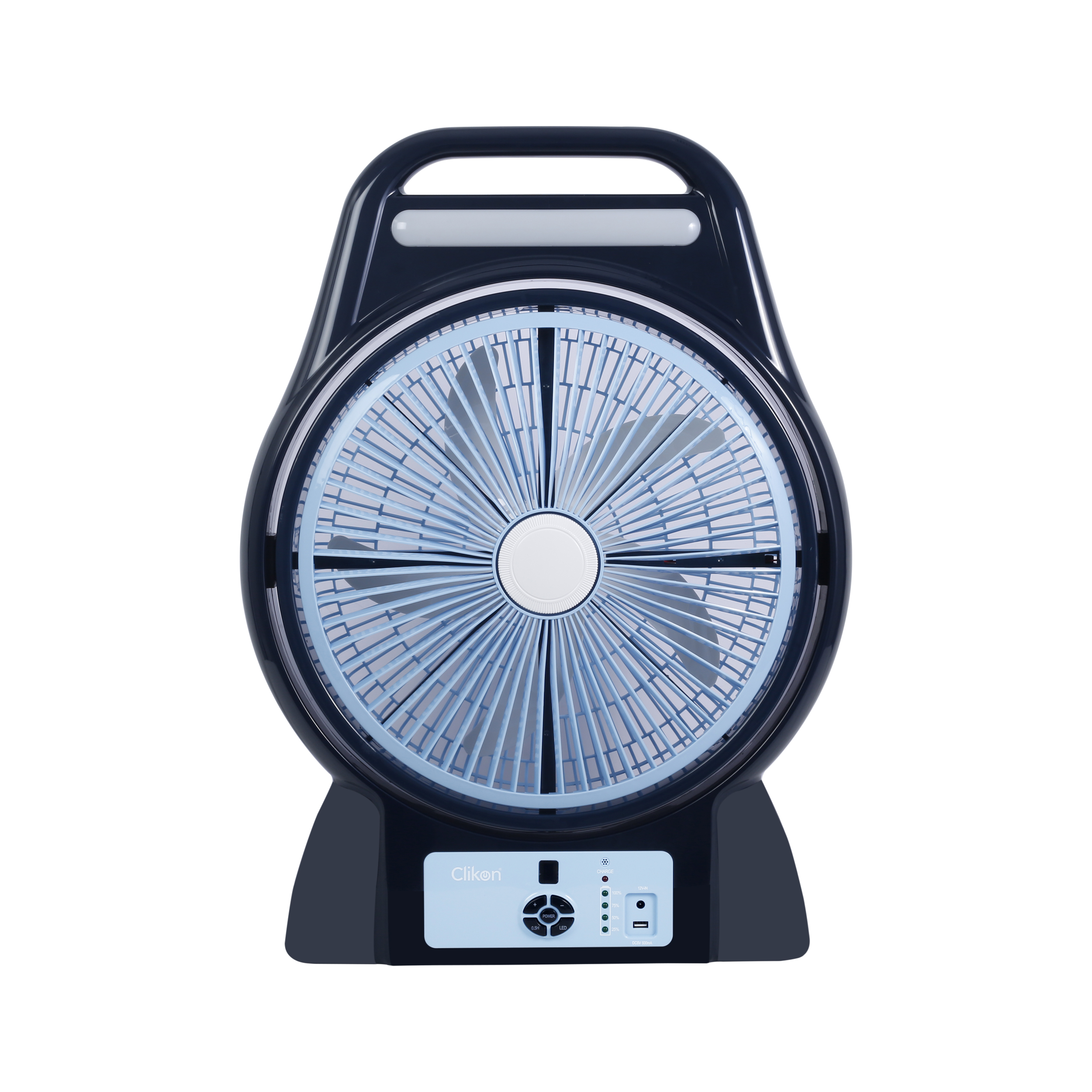 Cyclone Rechargeable LED Clip Fan - GekoGear