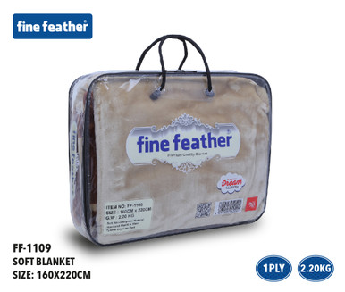 FINE FEATHER PLY SOFT BLANKET