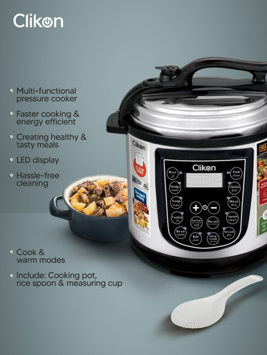 Clikon CK2721 Multi-functional Pressure Cooker with 13 built in presets