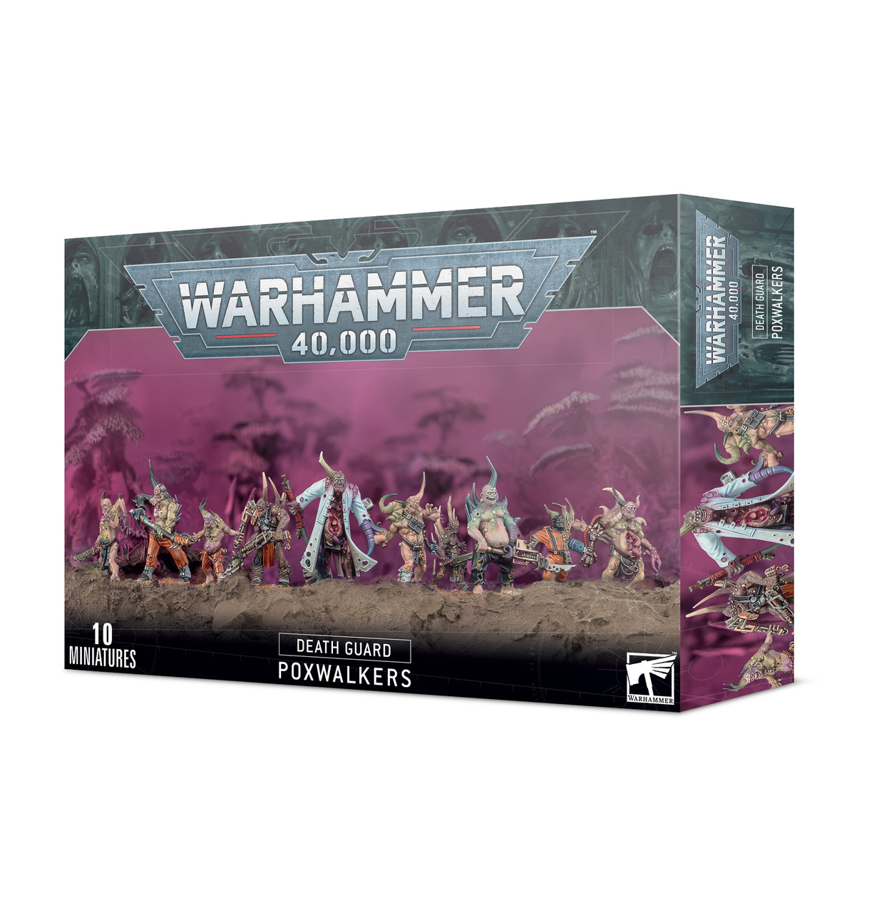 ポクスウォーカー 英語版 40k 4枚＋ゆうパケットMINI Warhammer 40K: Death Guard: Poxwalkers (43-76) - Game Goblins