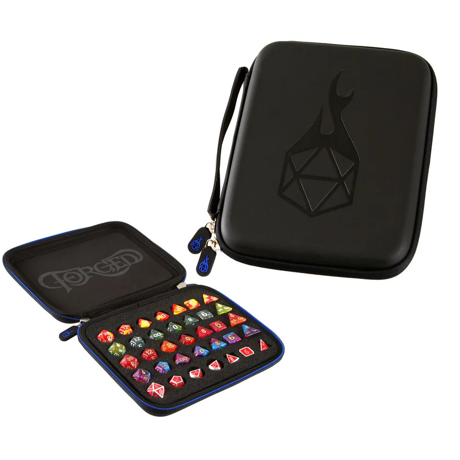 Dice Tray: Zip-Close Dice Box & Storage Case with Removable Dice