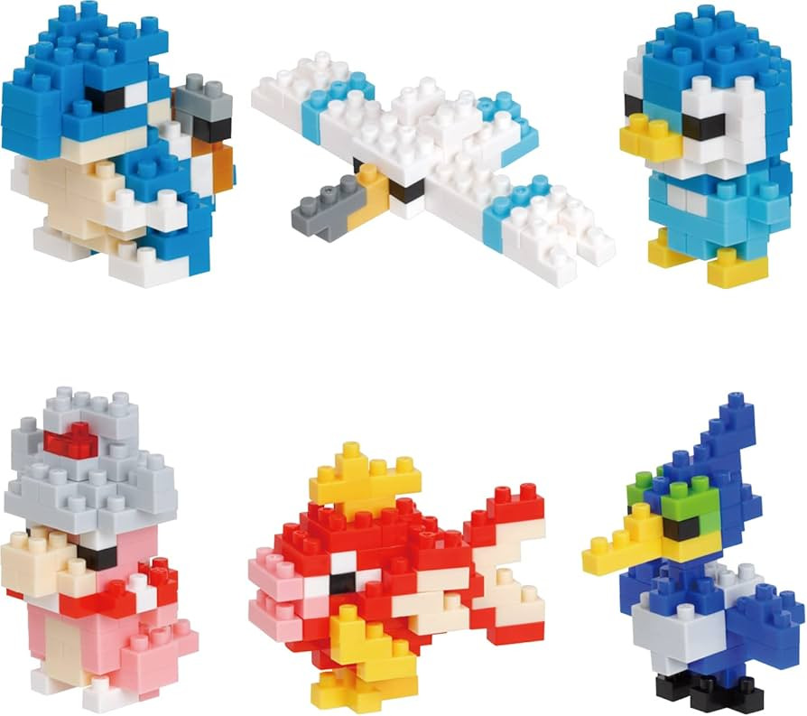 Nanoblocks: Pokemon Series: Mini Water TypeSet Blind Box