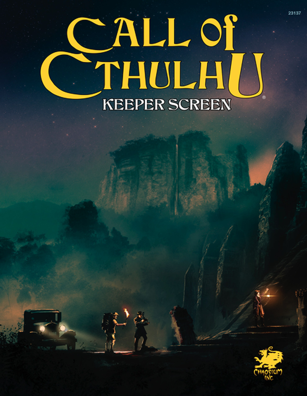 RPG Call of Cthulhu 7th Edition Keeper Screen Pack CHA 23137