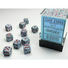 Chessex Speckled 12mm Würfel Set – 36 Stück D6 Mit Punkten, Farbe Lotus, Für Brettspiele & RPG