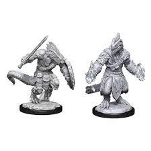 D&D Nolzur's MarvelousMiniatures : Lizardfolk Barbarian & Lizardfolk Cleric: Wave 15 (WZK90308)