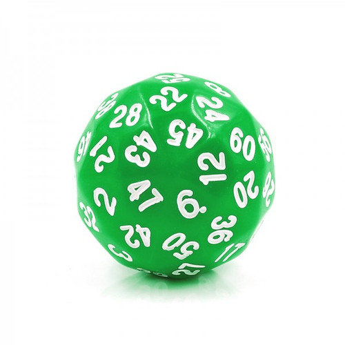 HD Dice: D60: Green Opaque (HDD34)