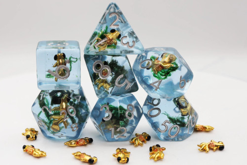 Goldfish Polyhedral Dice Set