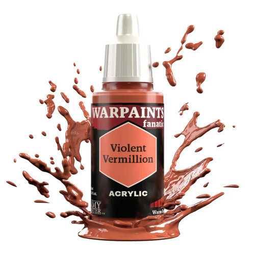 The Army Painter: Warpaints Fanatic: Violent Vermilion 18ml (TAPWP3107)