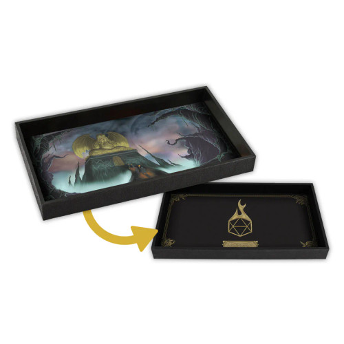 Dice Tray: Temple of Cthulhu Reversible Dice Tray: Temple of Cthulhu Reversible