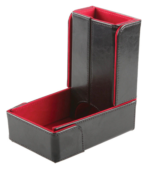 Dice Tower and Dice Tray: Compact Magnetic: Red Dice Tower and Dice Tray: Compact Magnetic: Red