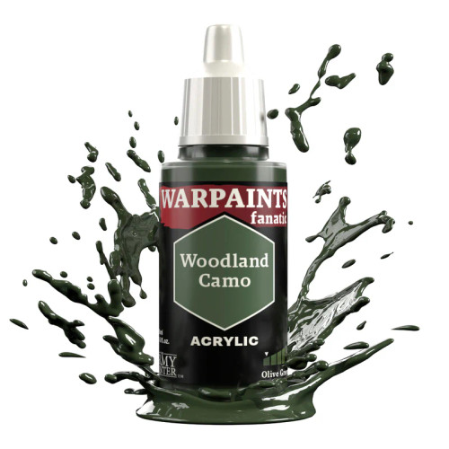 The Army Painter: Warpaints Fanatic: Woodland Camo 18ml (TAPWP3067)