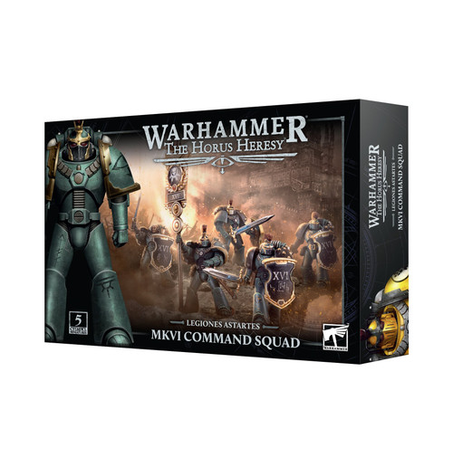 The Horus Heresy: Legions Imperialis: Legions Astartes: MKVI Command Squad (31-85) The Horus Heresy: Legions Imperialis: Legions Astartes: MKVI Command Squad (31-85)
