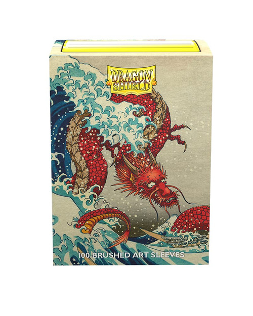Sleeves: Dragon Shield: Dual Matte: Great Wave Brushed Art (ATM12117) Sleeves: Dragon Shield: Dual Matte: Great Wave Brushed Art (ATM12117)