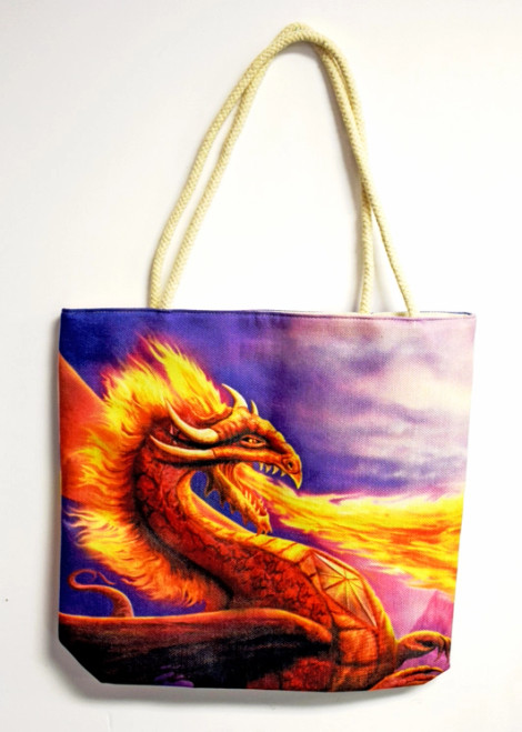 Fire Dragon Techno Tote Bag Fire Dragon Techno Tote Bag