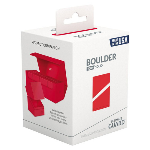 Deck Box: Boulder 100+: Red Deck Box: Boulder 100+: Red