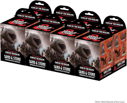 D&D: Icons of the Realms: Premium Miniatures: Sand & Stone: Booster Pack (WZK96234) D&D: Icons of the Realms: Premium Miniatures: Sand & Stone: Booster Pack (WZK96234)