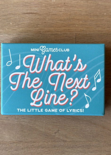 Mini Games Club: What's the Next Line? Mini Games Club: What's the Next Line?