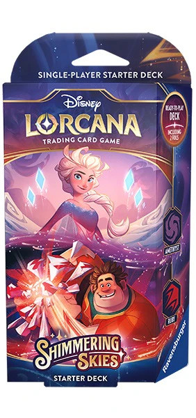 Disney Lorcana: Shimmering Skies: Starter Deck: Amethyst & Ruby