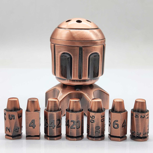 Fidget Spinner Dice: Bullet Revolver: Brass Fidget Spinner Dice: Bullet Revolver: Brass