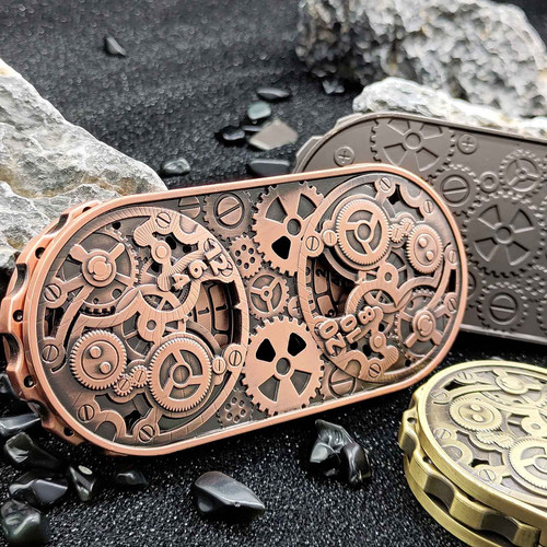 Fidget Spinner Dice: Gears: Brass Fidget Spinner Dice: Gears: Brass